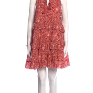 COPY - Anthropologie Carolina K Carmen Ruffle Tiered Dress Celestial